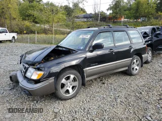 1998 Subaru Forester S with VIN JF1SF6557WH708499, listed as a Copart auction lot 71622134 with 88,237 mi miles and Salvage Title. Bid and sale history available at carsss.com. Image 1.