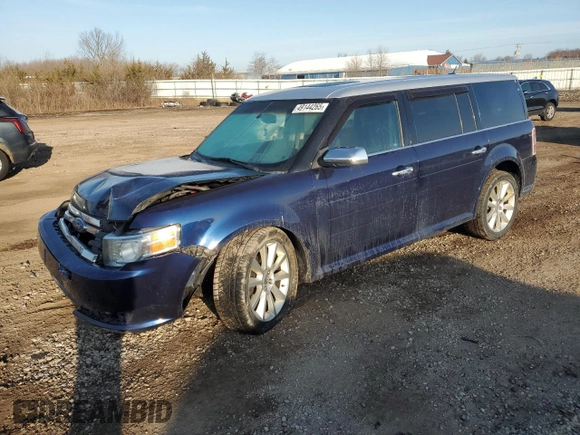 2011 Ford Flex Limited w/Ecoboost with VIN 2FMHK6DTXBBD31783, listed as a Copart auction lot 49144265 with 155,283 mi miles and Salvage Title. Bid and sale history available at carsss.com. Image 1.