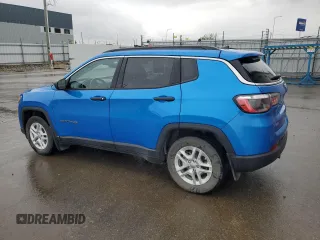 2021 Jeep Compass Sport with VIN 3C4NJCAB3MT598775, listed as a Copart auction lot 57659685 with 39,444 mi miles and Clean title. Bid and sale history available at DreamBid. Image 2.