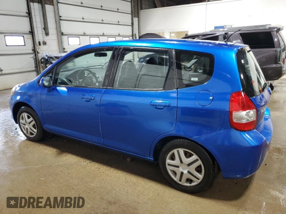 2007 Honda Fit with VIN JHMGD37447S041337, listed as a Copart auction lot 60352955 with 222,726 mi miles and Clean title. Bid and sale history available at DreamBid. Image 2.