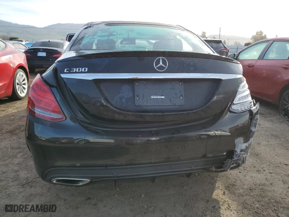 2015 Mercedes-Benz C-Class C 300 with VIN 55SWF4JB5FU092327, listed as a Copart auction lot 49731925 with 84,386 mi miles and Salvage Title. Bid and sale history available at carsss.com. Image 6.