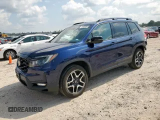 2023 Honda Passport Elite z VIN 5FNYF8H04PB026424, wystawiony jako Copart lot #65095545 z przebiegiem 35 753 mil mil oraz Szkoda całkowita • Salvage title. Historia ofert i sprzedaży dostępna na DreamBid. Obrazek 1.