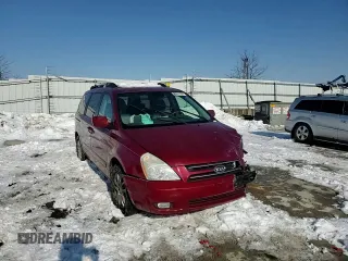 2007 Kia Sedona LX with VIN KNDMB233576160217, listed as a Copart auction lot 88878765 with 188,835 mi miles and Salvage Title. Bid and sale history available at carsss.com. Image 11.