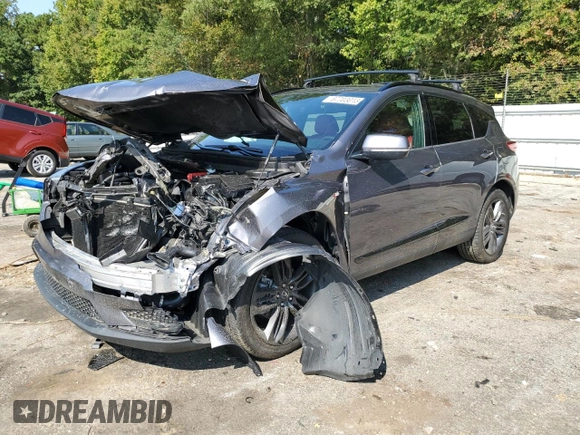 2020 Acura RDX w/A-Spec Pkg with VIN 5J8TC2H67LL041139, listed as a Copart auction lot 67703013 with 57,485 mi miles. Bid and sale history available at carsss.com. Image 1.