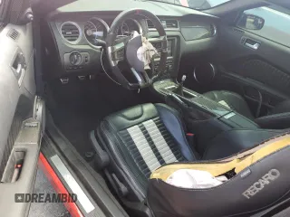2012 Ford Mustang Shelby GT500 with VIN 1ZVBP8JS2C5201325, listed as a Copart auction lot 60275065 with 140,234 mi miles and Salvage title. Bid and sale history available at DreamBid. Image 8.