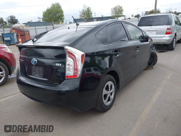 2013 Toyota Prius One with VIN JTDKN3DU4D5680616, listed as a IAAI auction lot 41903670 with 149,099 mi miles and . Bid and sale history available at DreamBid. Image 4.