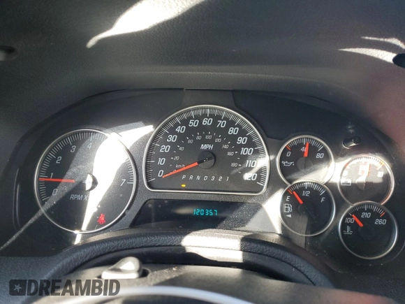2008 GMC Envoy SLE2 with VIN 1GKDS13S082222248, listed as a Copart auction lot 42588235 with 120,357 mi miles and Salvage Title. Bid and sale history available at carsss.com. Image 9.