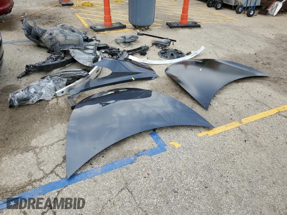 2022 Tesla Model 3 Long Range with VIN 5YJ3E1EB9NF278757, listed as a Copart auction lot 52187175 with 91,820 mi miles and Salvage Title. Bid and sale history available at DreamBid. Image 12.