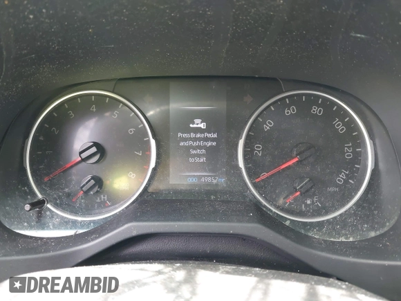 2019 Toyota RAV4 XLE with VIN JTMP1RFVXKD023350, listed as a IAAI auction lot 41991731 with 49,857 mi miles. Bid and sale history available at carsss.com. Image 7.
