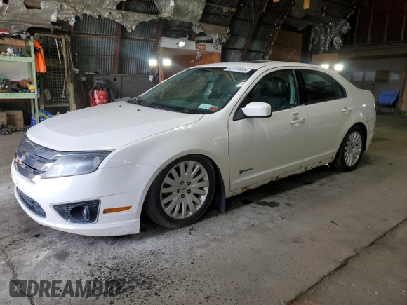 2010 Ford Fusion Hybrid with VIN 3FADP0L33AR150856, listed as a Copart auction lot 53707005 with 192,565 mi miles and Clean Title. Bid and sale history available at carsss.com. Image 1.