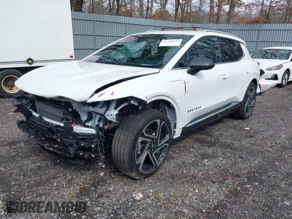 2024 Chevrolet Equinox EV LT with VIN 3GN7DMRP0RS295799, listed as a IAAI auction lot 41700897 with 7,565 mi miles and . Bid and sale history available at DreamBid. Image 19.