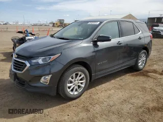 2019 Chevrolet Equinox LT z VIN 2GNAXUEV4K6297948, wystawiony jako Copart lot #55450665 z przebiegiem 75 347 mil mil oraz Szkoda całkowita • Salvage title. Historia ofert i sprzedaży dostępna na DreamBid. Obrazek 1.