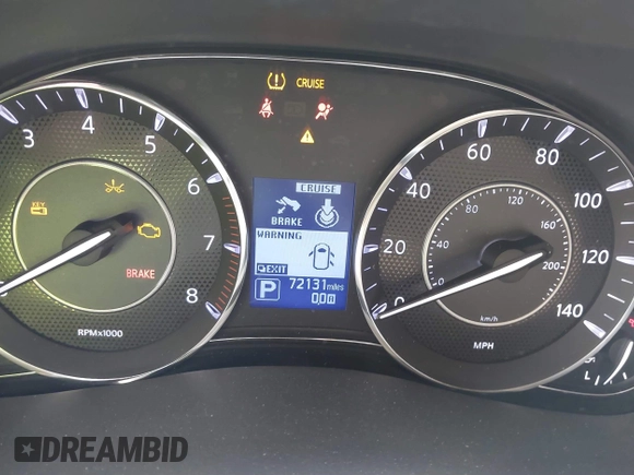 2020 Nissan Armada SL with VIN JN8AY2ND0L9106084, listed as a IAAI auction lot 41781320 with 72,131 mi miles. Bid and sale history available at carsss.com. Image 16.