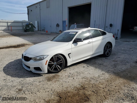 2016 BMW 4 Series 435i with VIN WBA4B1C55GG242323, listed as a Copart auction lot 43383195 with 159,409 mi miles and Salvage Title. Bid and sale history available at carsss.com. Image 1.