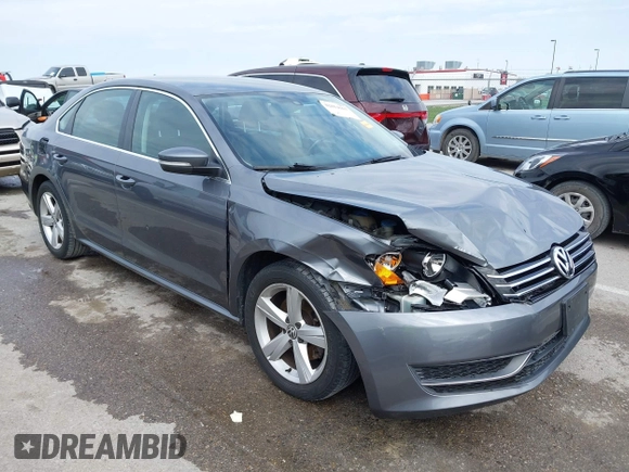 2013 Volkswagen Passat SE with VIN 1VWBH7A31DC084351, listed as a IAAI auction lot 42014167 with 187,959 mi miles and . Bid and sale history available at DreamBid. Image 1.