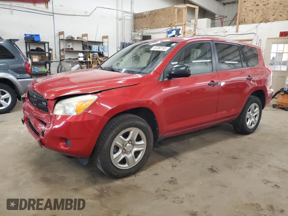 2008 Toyota RAV4 with VIN JTMBK33V286031464, listed as a Copart auction lot 53380195 with 188,065 mi miles and Salvage Title. Bid and sale history available at carsss.com. Image 1.