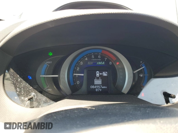 2011 Honda Insight with VIN JHMZE2H31BS002994, listed as a Copart auction lot 54270535 with 84,957 mi miles and Clean title. Bid and sale history available at DreamBid. Image 9.