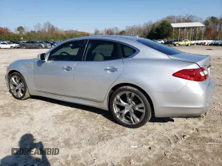 2013 Infiniti M37 with VIN JN1BY1AP9DM510965, listed as a Copart auction lot 80329254 with 119,103 mi miles and Salvage Title. Bid and sale history available at carsss.com. Image 2.
