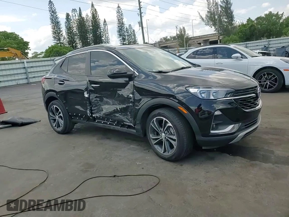 2022 Buick Encore GX Select with VIN KL4MMDSL8NB007949, listed as a Copart auction lot 58213665 with 17,894 mi miles and Salvage title. Bid and sale history available at DreamBid. Image 14.