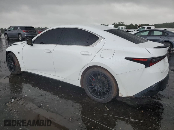 2023 Lexus IS with VIN JTHGZ1E24P5028772, listed as a Copart auction lot 66890434 with 4,807 mi miles and Salvage Title. Bid and sale history available at carsss.com. Image 2.