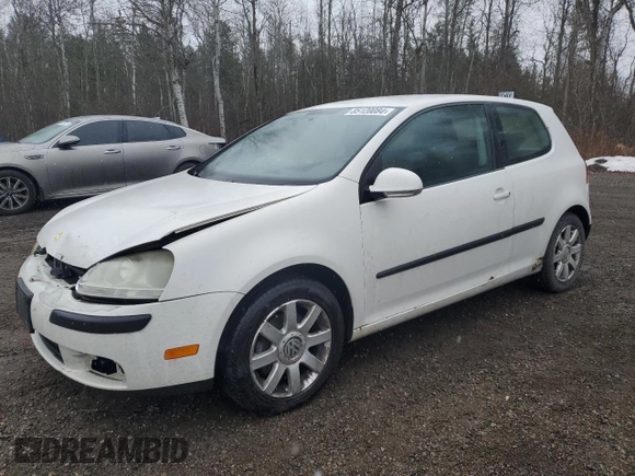 2008 Volkswagen Rabbit S with VIN WVWBA71KX8W289086, listed as a Copart auction lot 85120084 with 215,623 mi miles and Salvage title. Bid and sale history available at DreamBid. Image 1.