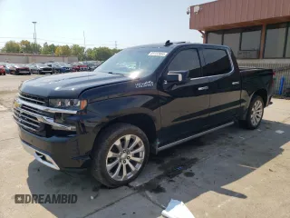 2020 Chevrolet Silverado 1500 High Country with VIN 3GCUYHEL5LG355208, listed as a Copart auction lot 69232604 with 100,804 mi miles and Salvage Title. Bid and sale history available at carsss.com. Image 1.