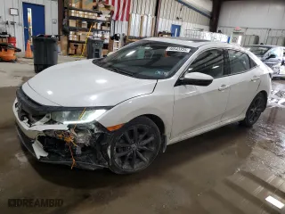 2020 Honda Civic Hatchback EX with VIN SHHFK7H63LU419082, listed as a Copart auction lot 46543335 with 33,459 mi miles and Salvage Title. Bid and sale history available at carsss.com. Image 1.