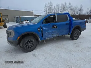 2024 Ford Ranger XLT with VIN 1FTER4HH7RLE11081, listed as a Copart auction lot 43806865 with 17,921 mi miles and Salvage Title. Bid and sale history available at DreamBid. Image 1.