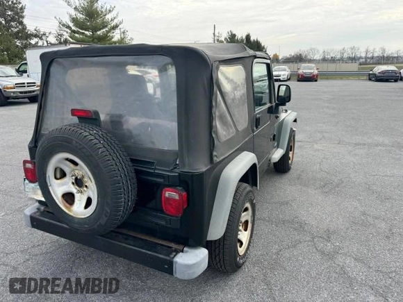 2005 Jeep Wrangler SE with VIN 1J4FA29145P369029, listed as a Copart auction lot 81878874 with 102,942 mi miles and Clean Title. Bid and sale history available at carsss.com. Image 4.