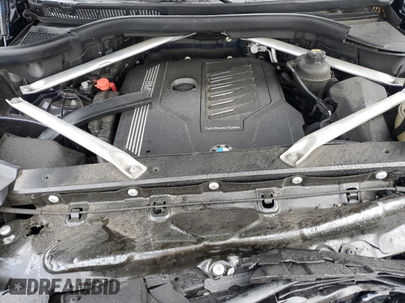 2020 BMW X5 xDrive40i with VIN 5UXCR6C05L9B00842, listed as a Copart auction lot 53187955 with Not provided miles and Salvage title. Bid and sale history available at DreamBid. Image 11.
