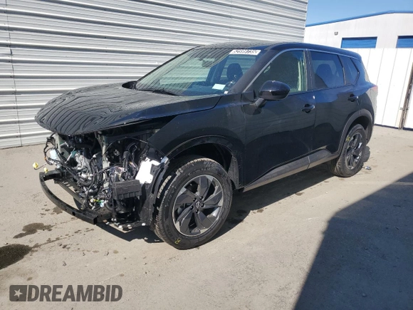 2025 Nissan Rogue SV with VIN 5N1BT3BA7SC826512, listed as a Copart auction lot 52599735 with 470 mi miles and Clean Title. Bid and sale history available at DreamBid. Image 1.