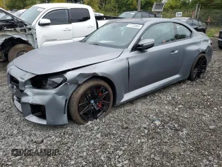 2024 BMW M2 with VIN 3MF13DM05R8E66472, listed as a Copart auction lot 72720884 with 102 mi miles and Salvage Title. Bid and sale history available at carsss.com. Image 1.