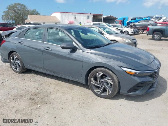 2024 Hyundai Elantra Hybrid Limited with VIN KMHLN4DJ4RU107532, listed as a IAAI auction lot 41570316 with NaN miles. Bid and sale history available at carsss.com. Image 1.