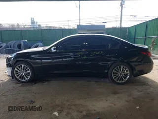 2023 Infiniti Q50 Luxe with VIN JN1EV7BR0PM542376, listed as a IAAI auction lot 41215300 with 25,792 mi miles and . Bid and sale history available at DreamBid. Image 15.