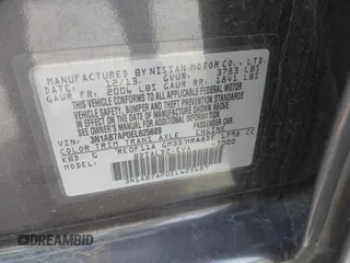 2014 Nissan Sentra S with VIN 3N1AB7AP0EL625689, listed as a IAAI auction lot 41828771 with 152,985 mi miles and . Bid and sale history available at DreamBid. Image 9.