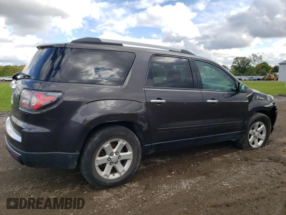 2015 GMC Acadia SLE with VIN 1GKKRNED7FJ199241, listed as a Copart auction lot 76112694 with 130,180 mi miles and Salvage Title. Bid and sale history available at DreamBid. Image 3.