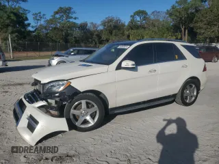 2015 Mercedes-Benz M with VIN 4JGDA0EB5FA549863, listed as a Copart auction lot 84648814 with 81,271 mi miles and Salvage Title. Bid and sale history available at carsss.com. Image 1.