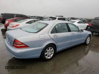 2000 Mercedes-Benz S 320/430/500 z VIN WDBNG70J6YA026416, wystawiony jako Copart lot #43626295 z przebiegiem 85 342 mil mil oraz Czysty tytuł • Clean title. Historia ofert i sprzedaży dostępna na DreamBid. Obrazek 3.