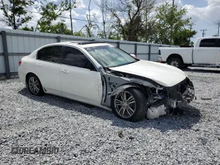 2013 Infiniti G37 Sedan Journey with VIN JN1CV6AP1DM714346, listed as a Copart auction lot 51689945 with 117,667 mi miles and Salvage Title. Bid and sale history available at carsss.com. Image 4.