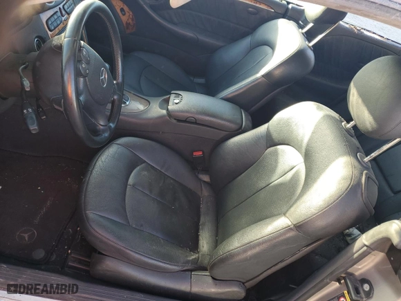 2003 Mercedes-Benz CLK-Class 5.0L with VIN WDBTJ75J23F047115, listed as a Copart auction lot 87011274 with 0 mi miles and Salvage Title. Bid and sale history available at carsss.com. Image 7.
