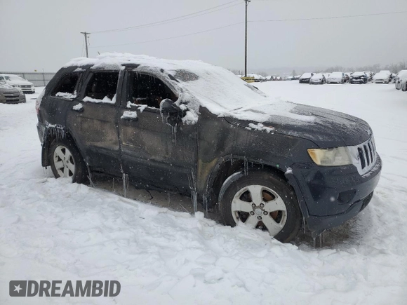 2011 Jeep Grand Cherokee 70th Anniversary with VIN 1J4RR4GT8BC534430, listed as a Copart auction lot 87484614 with 0 mi miles and Salvage Title. Bid and sale history available at carsss.com. Image 4.