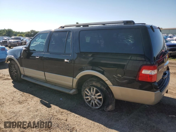 2010 Ford Expedition EL Eddie Bauer with VIN 1FMJK1J52AEA14755, listed as a Copart auction lot 65966154 with 124,533 mi miles and Clean Title. Bid and sale history available at carsss.com. Image 2.