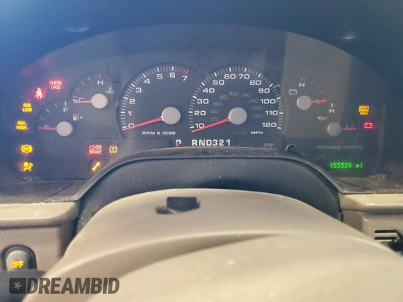 2005 Ford Explorer Eddie Bauer with VIN 1FMDU74W45UA32717, listed as a Copart auction lot 75333914 with 155,526 mi miles and Salvage title. Bid and sale history available at DreamBid. Image 9.