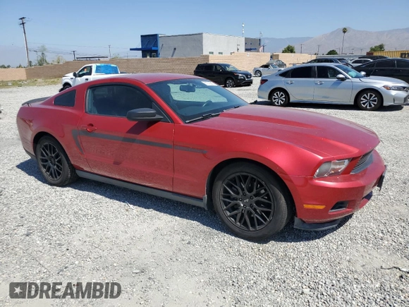 2011 Ford Mustang V6 with VIN 1ZVBP8AM8B5157542, listed as a Copart auction lot 61678945 with 83,868 mi miles and Salvage title. Bid and sale history available at DreamBid. Image 4.