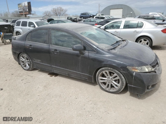 2008 Honda Civic Sdn Si with VIN 2HGFA55548H707913, listed as a Copart auction lot 50355425 with 151,682 mi miles and Salvage Title. Bid and sale history available at carsss.com. Image 4.