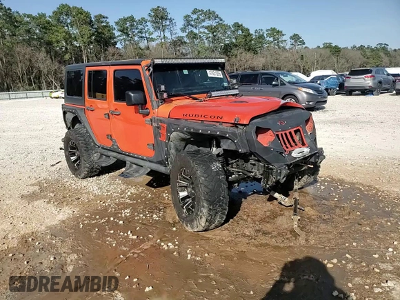 2015 Jeep Wrangler Unlimited Rubicon Hard Rock z VIN 1C4HJWFG7FL690098, wystawiony jako Copart lot #47431555 z przebiegiem 95 138 mil mil oraz Szkoda całkowita • Salvage title. Historia ofert i sprzedaży dostępna na DreamBid. Obrazek 15.