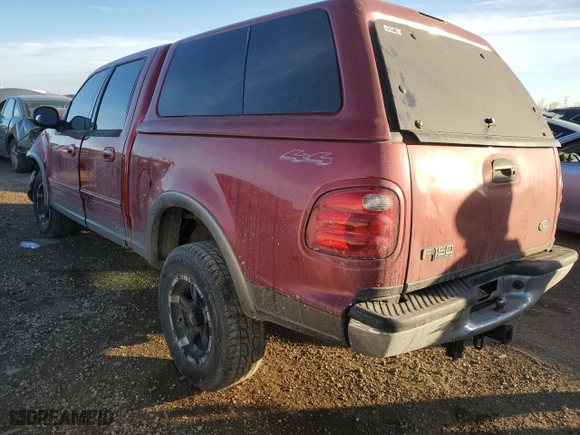 2001 Ford F-150 SuperCrew XLT with VIN 1FTRW08W31KA21705, listed as a Copart auction lot 42541305 with 0 mi miles and Salvage Title. Bid and sale history available at carsss.com. Image 2.