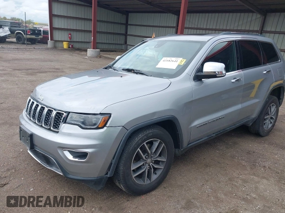 2017 Jeep Grand Cherokee Limited with VIN 1C4RJFBG9HC776459, listed as a IAAI auction lot 42182641 with 146,948 mi miles and . Bid and sale history available at DreamBid. Image 2.