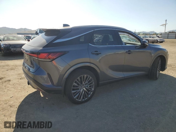 2024 Lexus RX 350h z VIN 2T2BBMCA4RC052812, wystawiony jako Copart lot #53914525 z przebiegiem 8 550 mil mil oraz Szkoda całkowita • Salvage title. Historia ofert i sprzedaży dostępna na DreamBid. Obrazek 3.