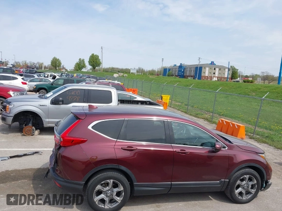 2017 Honda CR-V EX-L with VIN 5J6RW2H81HL058621, listed as a IAAI auction lot 41997542 with 89,636 mi miles. Bid and sale history available at carsss.com. Image 14.